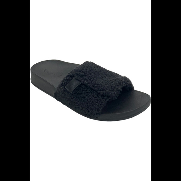 Vionic Adjustable Cozy Slide Slippers Keira Black - Medium - Picture 4 of 4